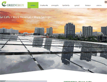 Tablet Screenshot of greenergythailand.com